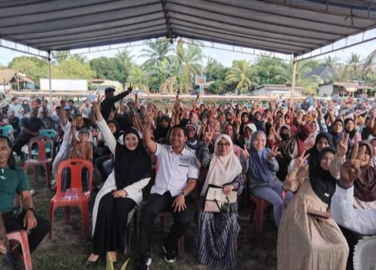 Kampanye Dialogis Paslon Bijak Kompak: "Emak-Emak Sintong Makmur Kompak Inginkan Perubahan