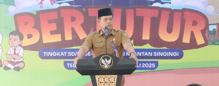 Bupati Kuansing Buka Lomba Bertutur 2025, Dorong Literasi dan Cinta Budaya Lokal