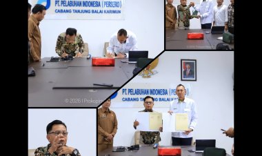 Bupati Meranti Teken MoU Pelindo, Perkuat Pelabuhan dan Mudik Aman 2026