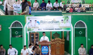 Wabup Meranti Muzamil Baharudin Pimpin Safari Ramadan di Rangsang Barat, Ajak Warga Bersyukur
