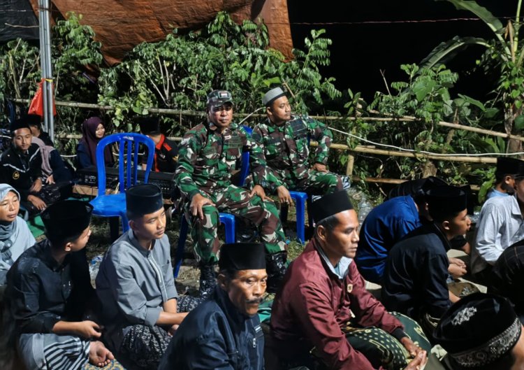 Babinsa Wonogiri Patroli Malam Jaga Keamanan Desa