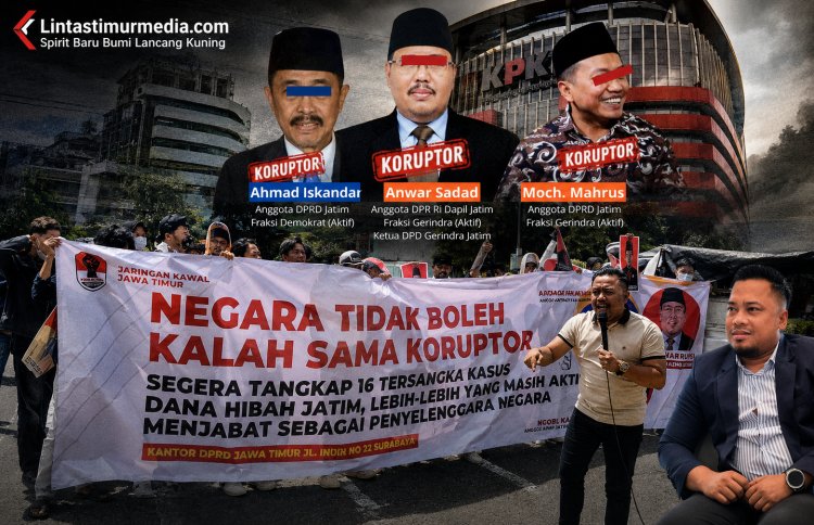 APMP Jatim Desak KPK Tuntaskan Kasus Dana Hibah Jatim, Soroti Kepastian Hukum
